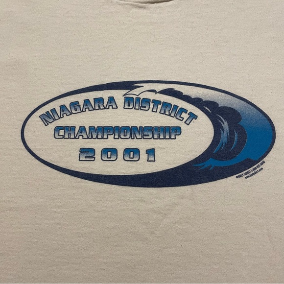 Vintage 2001 Niagara County District Swimming Championship L/S Tshirt Size Large - Picture 3 of 4